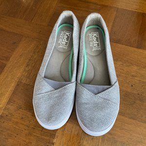 Keds gray slip-on sneakers, size 6 (runs small)